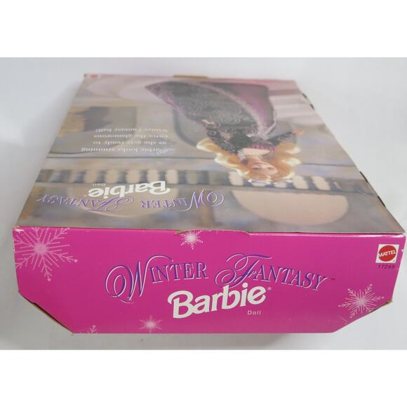 VINTAGE 1996 Winter Fantasy BARBIE #17249 Caucasian Blonde New In Box Mattel - Picture 6 of 10